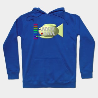 X-Ray Fish Playing a Xylophone Hoodie